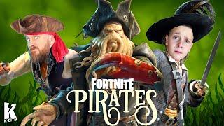 Cursed Sails in Fortnite! (Pirates of the Caribbean Family Challenge)