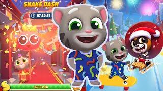 Talking Tom Gold Run - NEW UPDATE New Character Snake Off Tom // Christmas 2024 Snake Dash event 