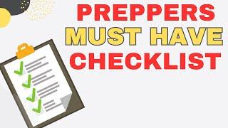 The Prepper's MUST-HAVE Checklist: Survival Essentials Revealed!