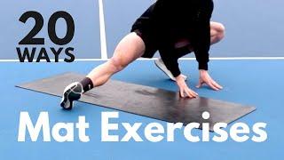 20 Exercises using a Yoga Mat - Bootcamp Ideas