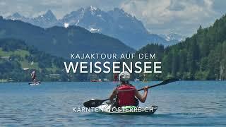 Kajaktour Weissensee Kärnten Österreich 2021