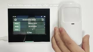 4.Motion Detector Pair with Security Panel