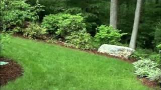 Design of terraced yard, stone retaining walls & landscaping