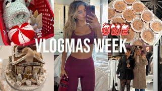 VLOGMAS WEEK ONE  shopping, decorating, baking & seeing Wicked !