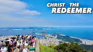  Christ The Redemeer | Rio De Janeiro 4K Walking Tour | A Day In