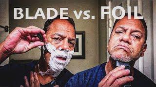 Blade vs. Foil: MicroTouch Titanium ROVER tackles the Leaf Twig Razor | average guy tested