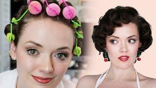 Vintage Get Ready With Me: Vintage Pin Up Makeup Tutorial