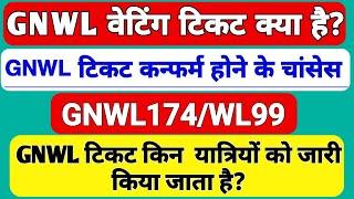 GNWL Waiting Ticket Confirmation chances | GNWL वेटिंग टिकट क्या है? |