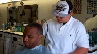 VICK THE BARBER VISITS HIS OLD BARBER COLLEGE WITH @CAKENISRANDY