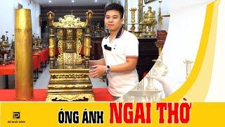 "Óng Ánh" Ngai Thờ Đồng 81cm - Đệ Nhất Đỉnh