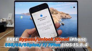  FREE iCloud Bypass iPhone 5SE/6S/7/7+ | iOS 15.8.4
