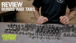 Custom Motorcycle Fabrication Bungs and Tabs Review