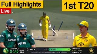 Pakistan Vs Australia 1st T20 Match Full Highlights 2024 Pak vs Aus 1st T20 Highlights Today