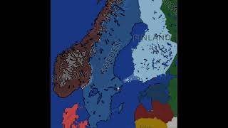 Norway vs Sweden (2025 year) #history #mapguide #countryballs #geographythroughmaps #map #europe