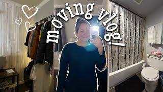 Moving vlog | Move in with me | empty room tour, unpacking, shopping