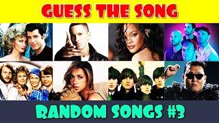 Guess the 50 Random Songs (Part 3) | Music Quiz