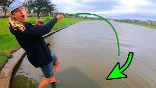 I took a HOMELESS MAN FISHING!!! (EPIC RESULTS)