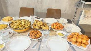 Ramadan day 9|alhamdulilah kub mojar iftar| Bangladeshi uri with prawn|roast chicken and potatoes