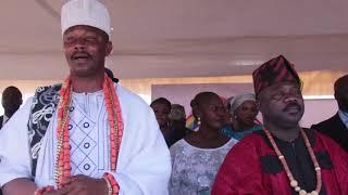 Gani Adams and Senior Oodua Spiritual Leaders Sings Along with the Oodua Band