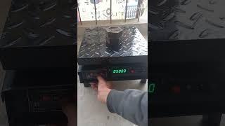 Weighing machine Calibration 100kgs 10g ENTER CARD