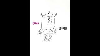 How to Draw Stan from Looped animation step by step | #shorts