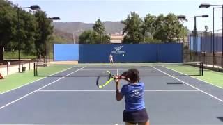 Luisa Garcia - Weil Tennis Academy (Drills and Points Play)