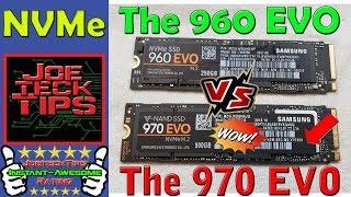 Samsung 970 EVO vs 960 EVO - Review | JoeteckTips