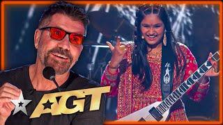 Young Guitarist from India ROCKS The America's Got Talent Live Shows!