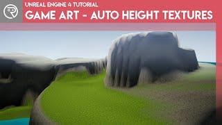 Unreal Engine 4 Tutorial - Game Art - Height Based Landscape Textures