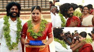 Sneha Sreekumar Marriage | Sneha Sreekumar Wedding with Actor Sreekumar at Temple