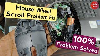 Mouse Wheel Scroll Problem Fix | Logitech M170 Wireless Mouse Not Working | Multi Info