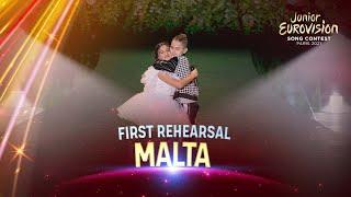 Ike & Kaya - My Home - First Rehearsal - Malta  - Junior Eurovision 2021