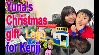 Lego Duplo Police station/ Donut shop | Yuna's Christmas gift for Kenji | Video by Iphone13 Pro Max