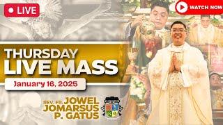 FILIPINO LIVE MASS TODAY ONLINE II JANUARY 16, 2025 II FR. JOWEL JOMARSUS GATUS