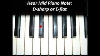 Hear Piano Note - Mid D Sharp or E Flat