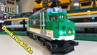 Fitting Lights to LEGO City Cargo Train, set 60198! Tutorial