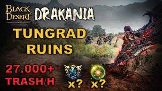  BDO | Tungrad Ruins After BSR Changes Drakania Awakening | Combo Addons | 27.000+ Lv2 | 10 Events