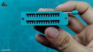 ZIF28-B154F11B | ZIF 28 Pins Test Universal IC Socket Narrow