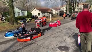 2019 Hueytown Christmas Parade - S.H.A.T Go-Karts/Quarter Scale Race Cars & Lets Cheer - 12/14/2019