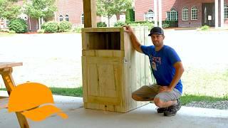 DIY Trash Can Cover Build | Perfect for Your Home or Business!