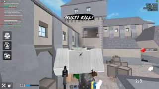 absolutely destroying toxic aimbot/fly hacker with my pro fans in roblox kat(she got mad)