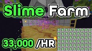 SLIME FARM WITH ENDERMANS MINECRAFT 1.21.4 - 33,000 BALLS /HR - Tutorial