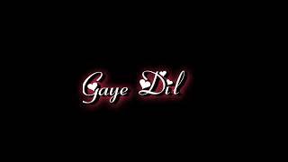 Dil Ke Badle Sanam Dinak Din Tana  Lyrics | Black Screen Lyrics status |Lyrics Status Video