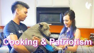 Cooking & Patriotism with Jet DesertFox and Unicorn Leah (Date Night!)