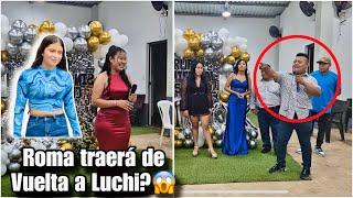 Todos estábamos esperando la entra de Luchi a la gran fiesta/Sin pensar que esto pasaría