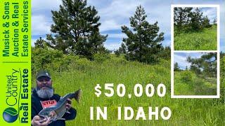 SOLD! Land for sale priced at $50,000 in Kamiah, Idaho SOLD!