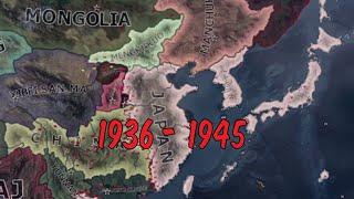 The War In The East 1936 - 1945 Hoi4 Timelapse