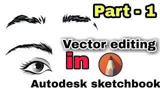 Amazing vector portrait editing in Autodesk sketchbook | trending insta photo editing | vector art