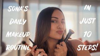 @sonakshisinhaofficial shows you how to do an everyday makeup look in just 10 steps!