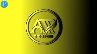 AT design-pixellab 3d logo design on android [Vandy Design]